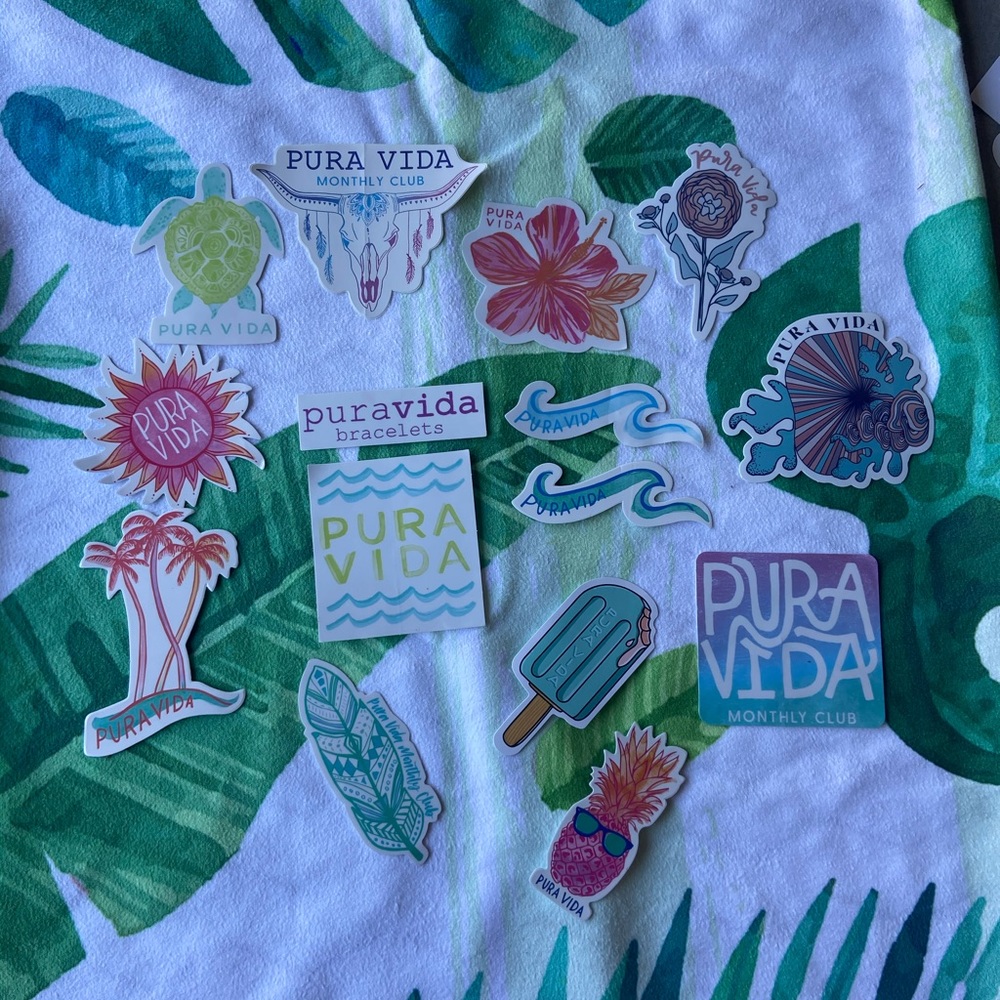 Pura Vida Stickers